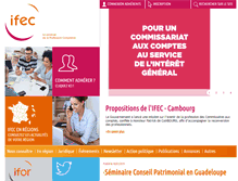 Tablet Screenshot of ifec.fr